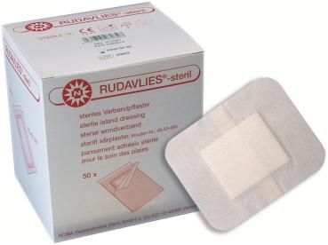 Inselpflaster Rudavlies Sensitive steril, 50 Stück